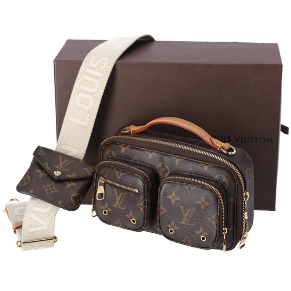 Louis Vuitton Utility Crossbody Monogram Shoulder Bag M80446 w Pouch - Picture 2 of 8